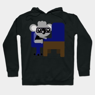 Cute Koala Coder Hoodie